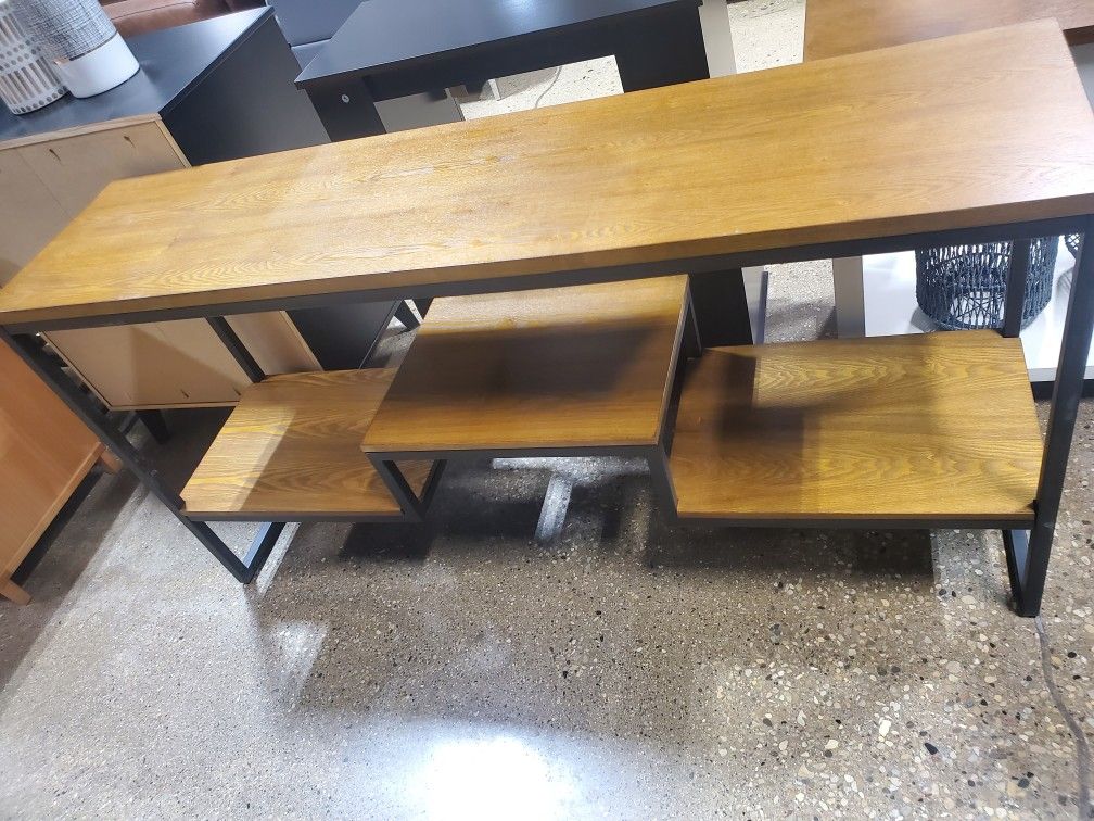 Beautiful Industrial Console Table