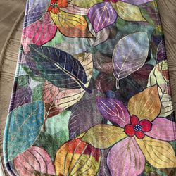 Small, Flower Patterned  Doormat