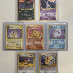Vintage Japanese Pokémon Cards 