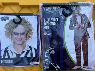 Beetlejuice Halloween Costume Set – 2 Pieces