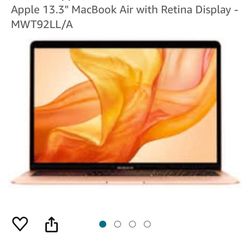 Rose gold mac air 