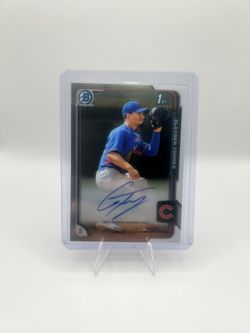 2015 Bowman Chrome Gleyber Torres 1st Bowman Auto Cubs BCAP-GT