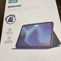 White Magnetic Detachable  iPad Case 