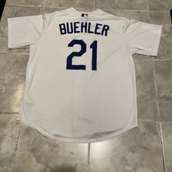 Nike Los Angeles Dodgers Walker Buehler Home Stitched Jersey Men’s SZ Large