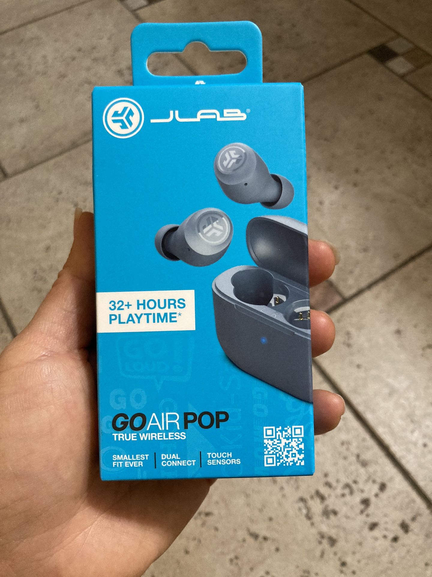 NWT GoAirPop True Wireless Earbuds with charging cases 