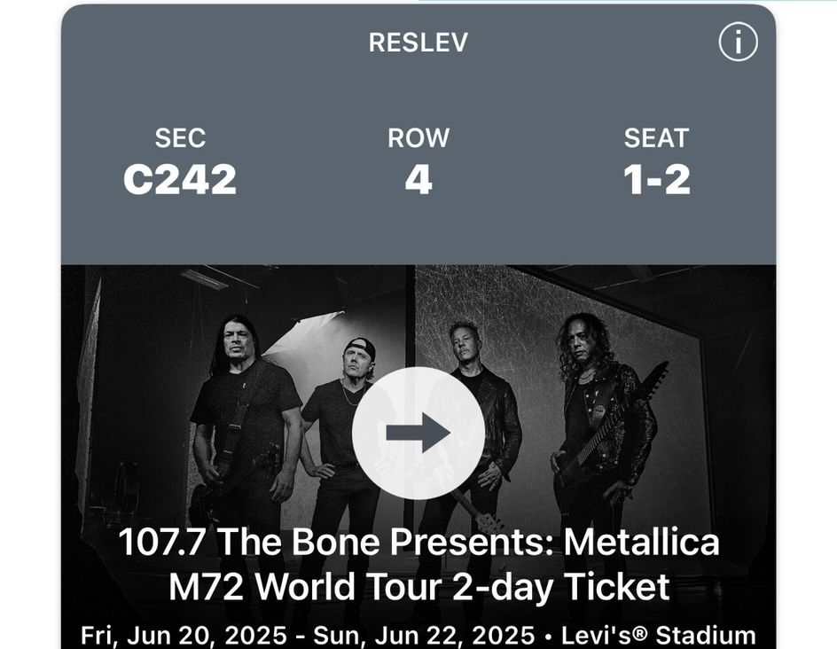 Metallica Tickets