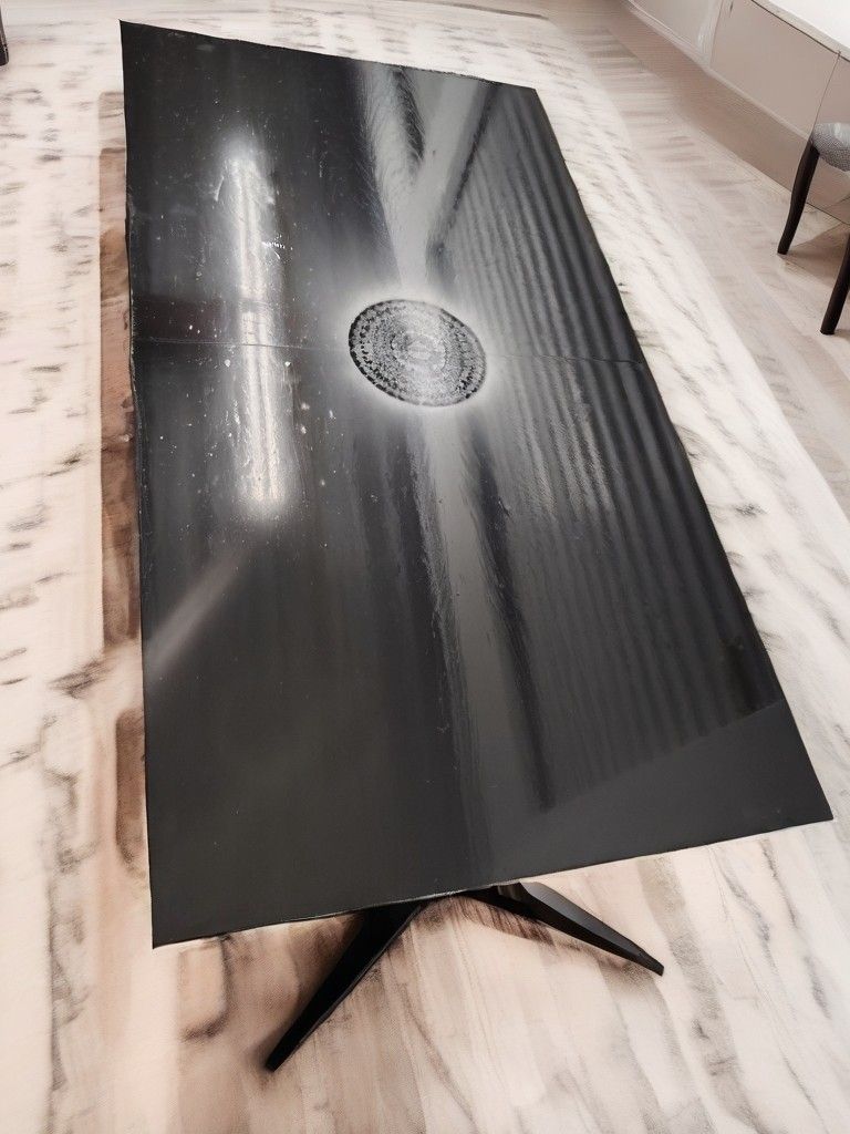 Custom Made Black Dining Room Table