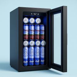 Mini Beverage Cooler – 0.64 cu.ft – Compact & Stylish NEW in BOX!!!