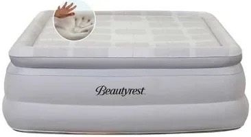 Beautyrest Memory Elite 20 Raised Memory Foam Pillowtop Queen Air Bed with Built-in Pump