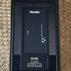 Vintage Randix Automatic VHS Video VCR Tape Cassette Rewinder Working RW10