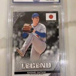 2023 LEAF LEGEND SHOHEI OHTANI #LE03 EXCLUSIVE FLAG EDITION CCG GEM MINT 10