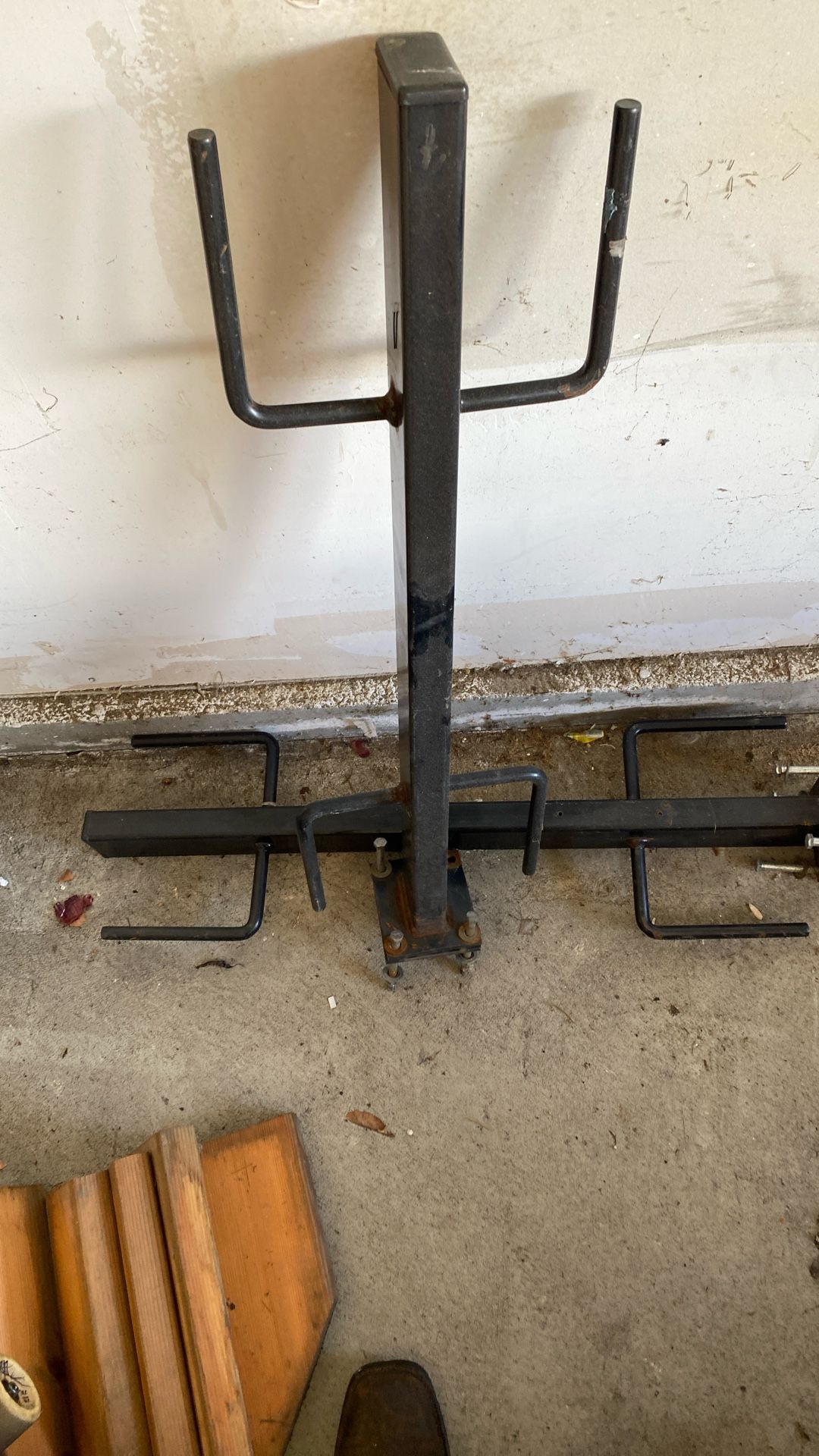 Cord hangers for trailer for welder
