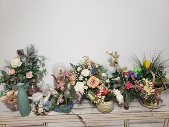 Artifical Fake Plants Decorations Vases