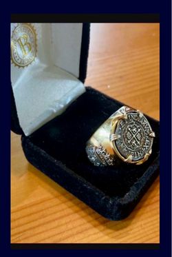Bradford Exchange Sao Jose 1622 Shipwreck Inspired Mens Ring