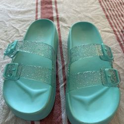Girls Size 2 Sandals - Worn Once - Like New