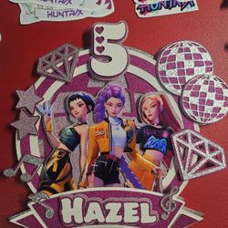 Kpop Demon Hunters Cake Topper 