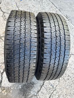 Set of 2 nice tires GENERAL GRABBER  LT265/70/17 ( We install & balance )
