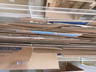 Clean packing boxes