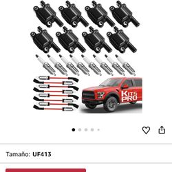 Juego de bujía y bobina para V8 2007-2018 Chevy Silverado Suburban Tahoe, GMC Sierra Savana Yukon, Cadillac