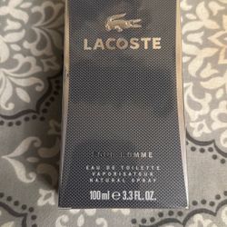 Lacoste Pour Homme EDT 3.3fl oz New And Sealed *Discontinued 
