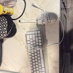White Keyboard And Mouse