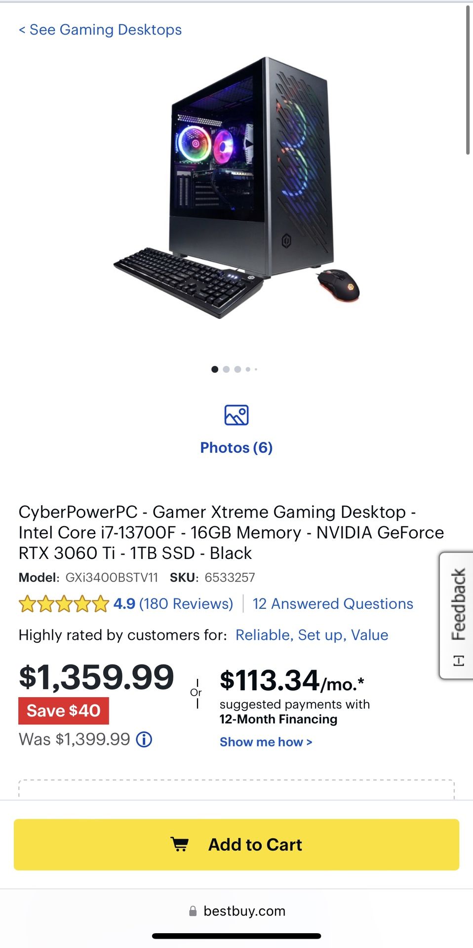 COMPLETE gaming Setup! 3060ti And An I7 Processor!