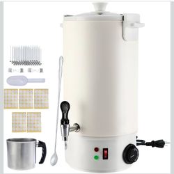 TCFUNDY Candle Making Wax Melting Pot 10L, Electric Non-Stick Candle Wax Melter Pot 10L, DIY Candle Making Kit for Adults, Beeswax Soy and Coconut Wax