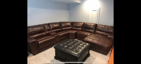 Power Reclining Sectional Couch