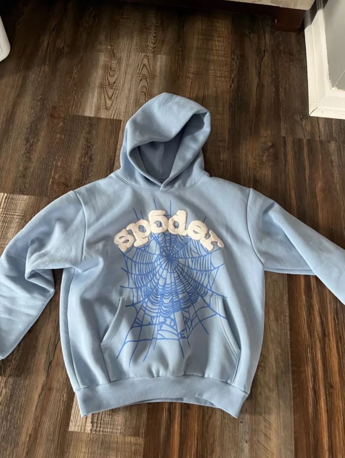 Sp5der Hoodie sky Blue