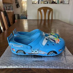 Crocs Crocband Clog Cars Lightning McQueen Dinoco Size 10