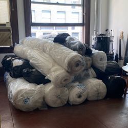 Fabric 800+ yds. Of Fleece, Jersey, Knit, & Rib Fabric, PFD Too