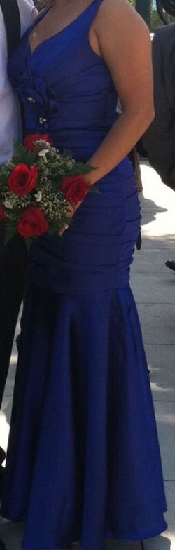 Royal blue formal dress