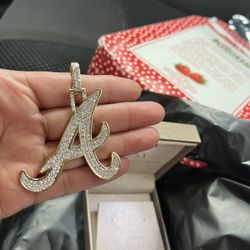 Letter Initial “A” Pendant 10k  