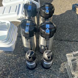 Winco WinWear Airpots And Creamers Stainless Steel