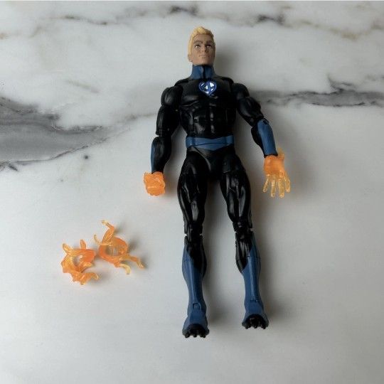 Marvel Legends Fantastic Four HUMAN TORCH Johnny Storm (Super Skrull BAF Wave)