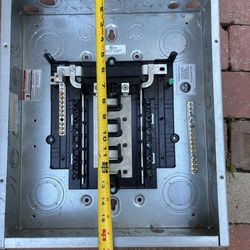 Eaton BR main lug load center (breaker box) designed to distribute electrical power to individual circuits in residential or light commercial applicat
