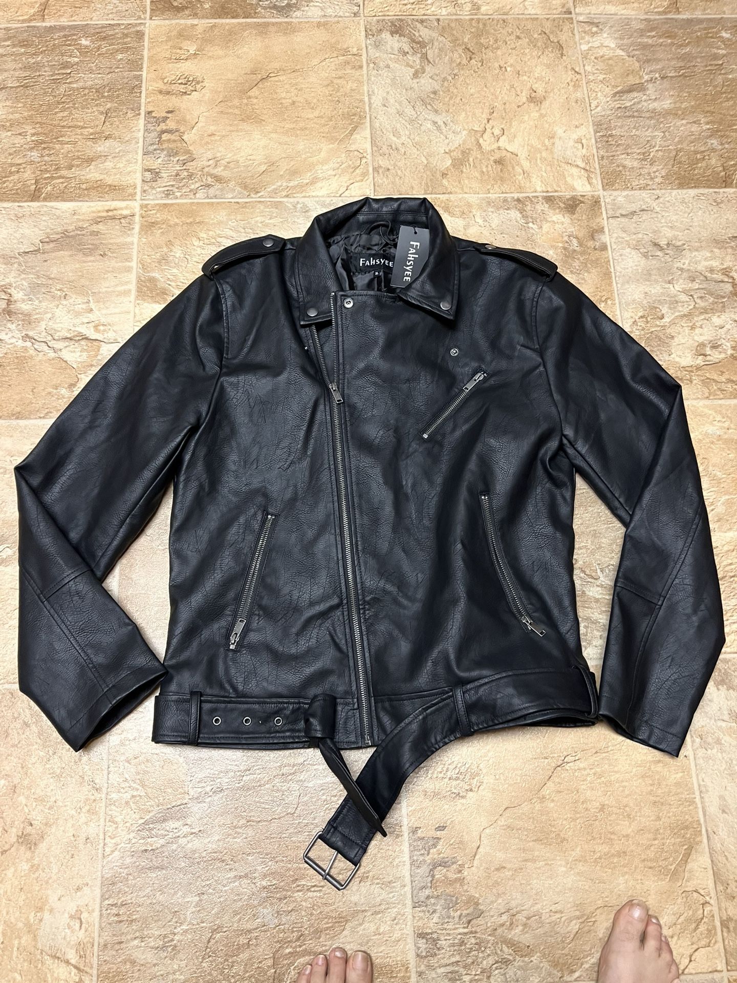 Faux Bomber Jacket Xl