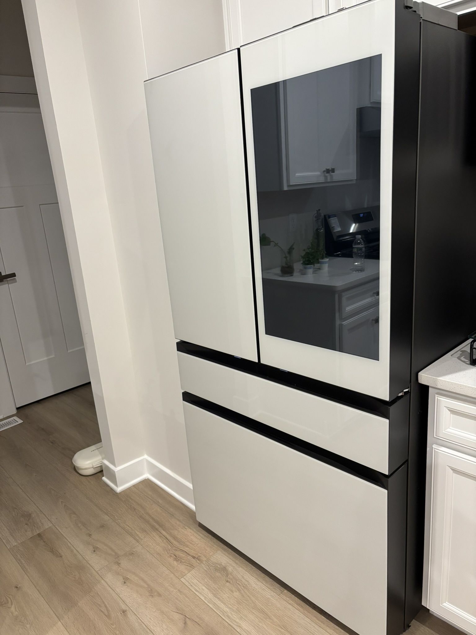 Samsung refrigerator Bespoke + AI family Hub