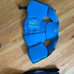Youth watersports life jacket up to 125 pounds