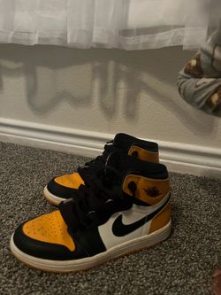 Yellow air Jordan ones