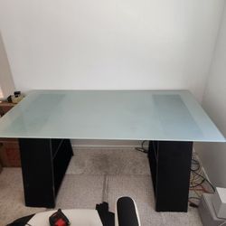 Frosted Glass Desk