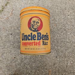 Uncle Ben's Empty Tin 1985