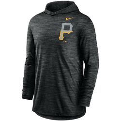 Nike Pittsburgh Pirates Mens XL Split Logo Performance Long Sleeve Hoodie Top