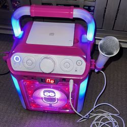 Singing Machine/Portable karaoke Machine With One extra Wireless Microphone