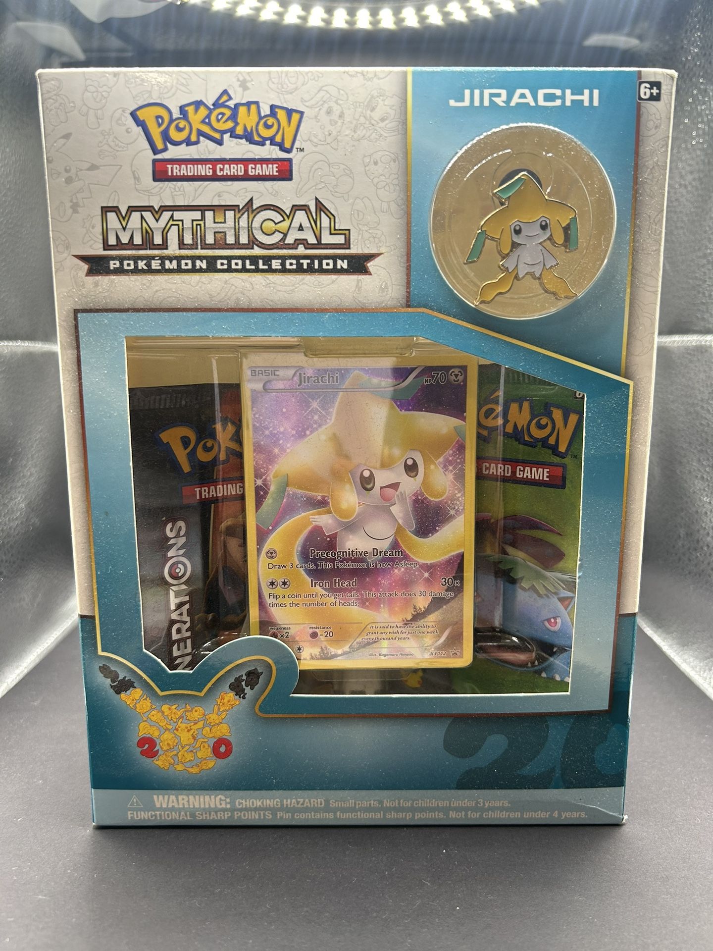 Pokemon 20th Anniversary Mythical Pokemon Collection - Jirachi Pin Box