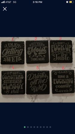 Naughty Coaster Choose The 4 You Want