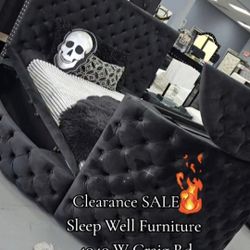  🌟Queen, King Light Up Fireplace TV Pop Up Bed Frame 💥 Furniture Sectionals Avail