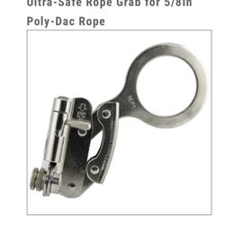 Ultra-Safe Rope Grab for 5/8in Poly-Dac Rope