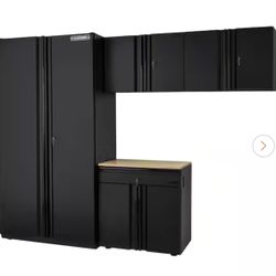 4-Piece Extra Wide Heavy Duty Welded Steel Garage Storage System