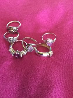RINGS 💍 Silver jewelry / Each sells for $15